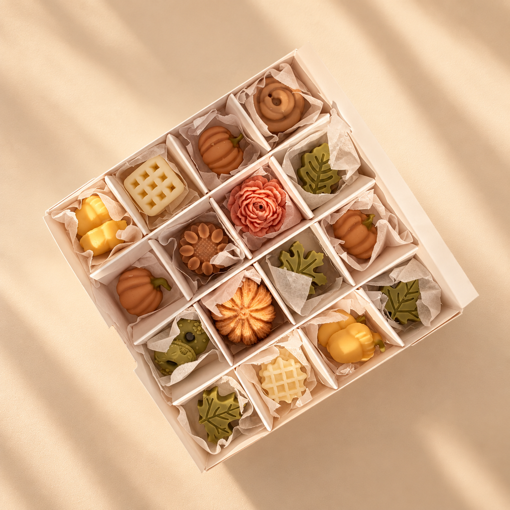 Caja de 16 Bombones Otoñales - Wax Melts