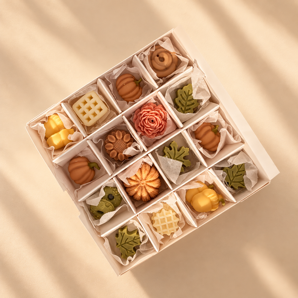 Caja de 16 Bombones Otoñales - Wax Melts