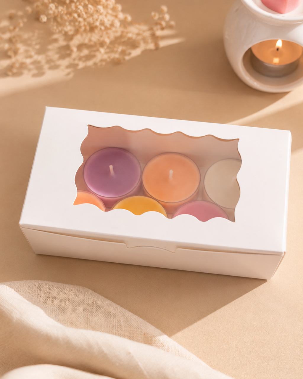Velas de té aromáticas