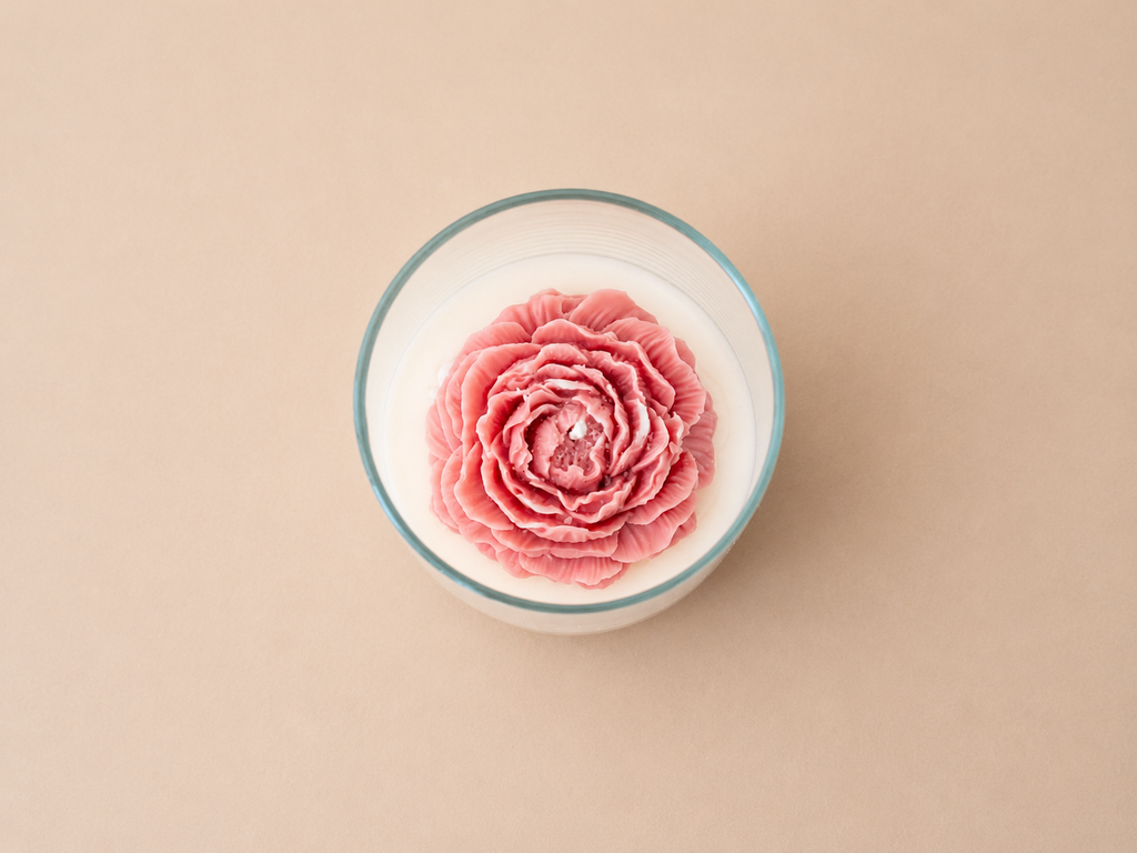 Flores en vaso