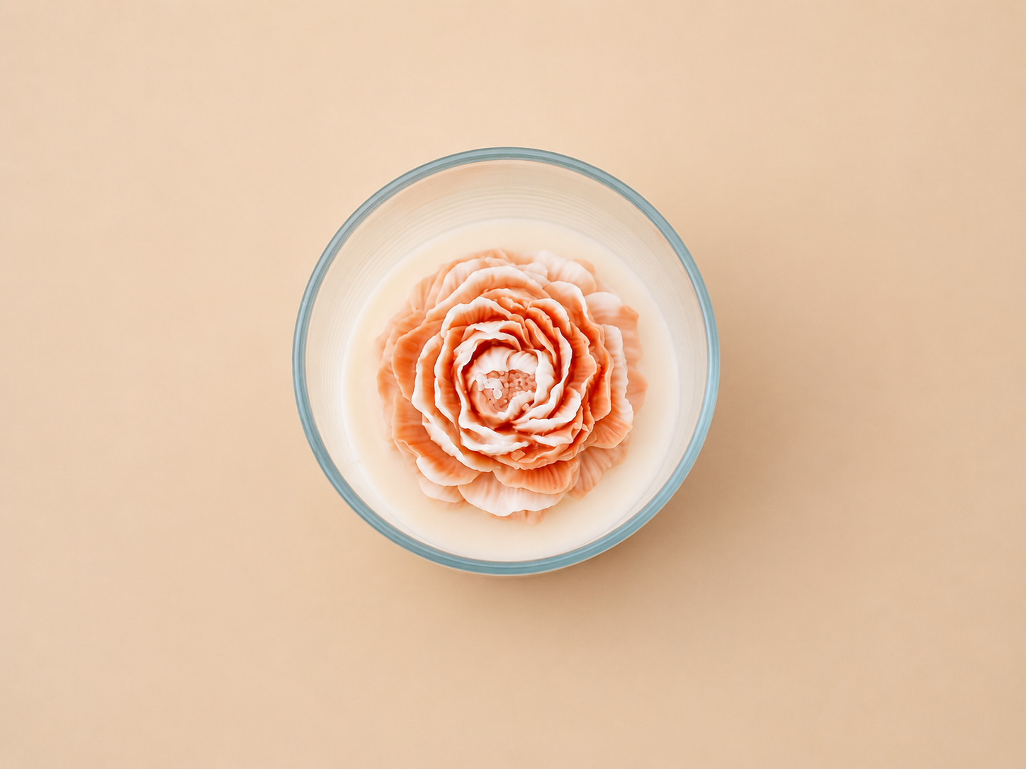 Flores en vaso