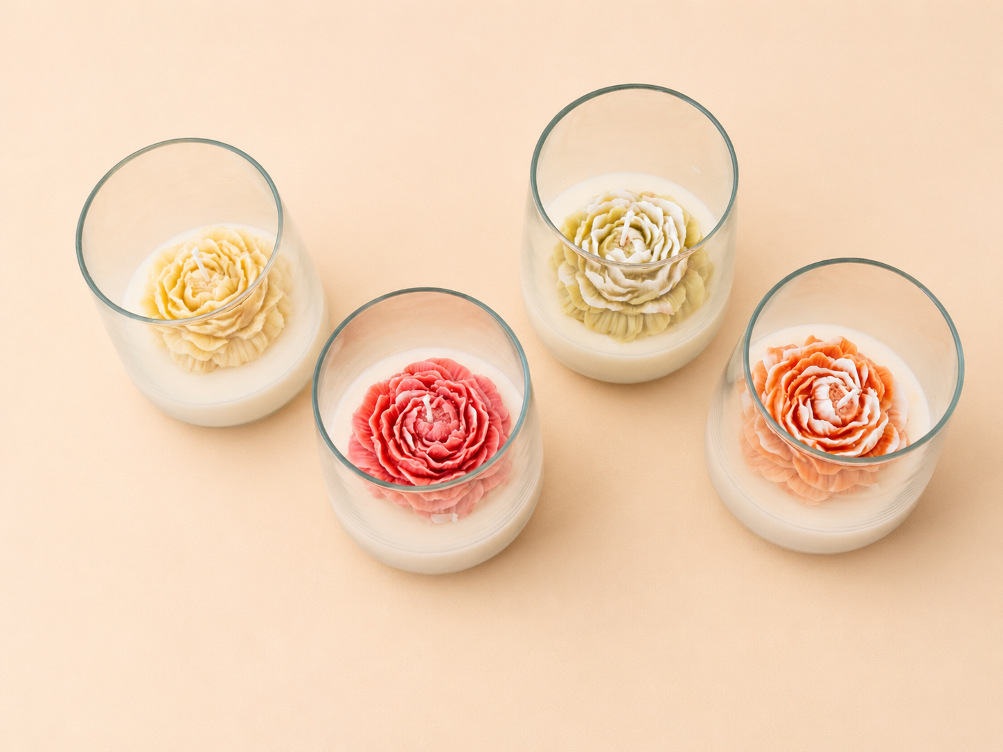 Flores en vaso
