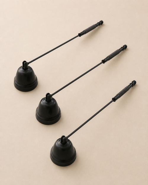 Apagavelas metal negro