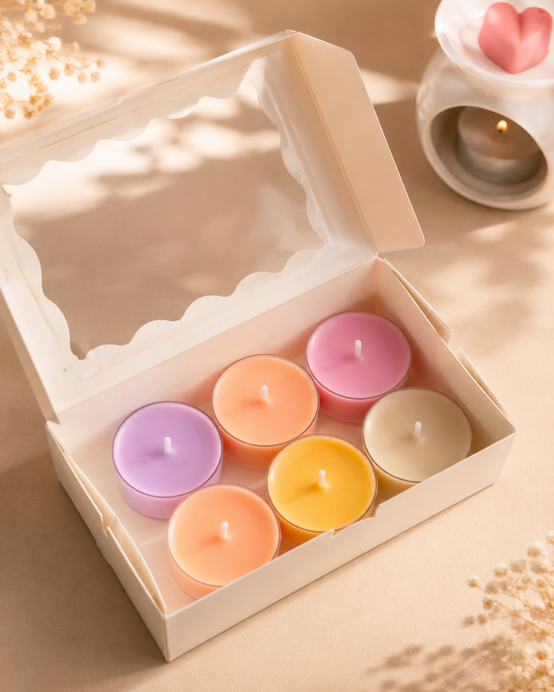 Velas de té aromáticas